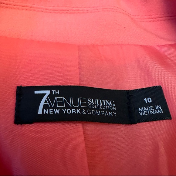 Pink 2 Button Blazer Suit Jacket - Picture 4 of 8